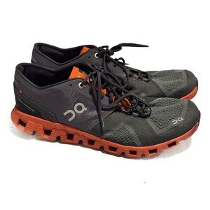 On Cloud X Running Shoes is Rust/Rock size 11